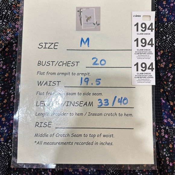 LOST + WANDER Sweet Surrender Dress SZ M Floral Long Sleeve Purple Black - Picture 12 of 13